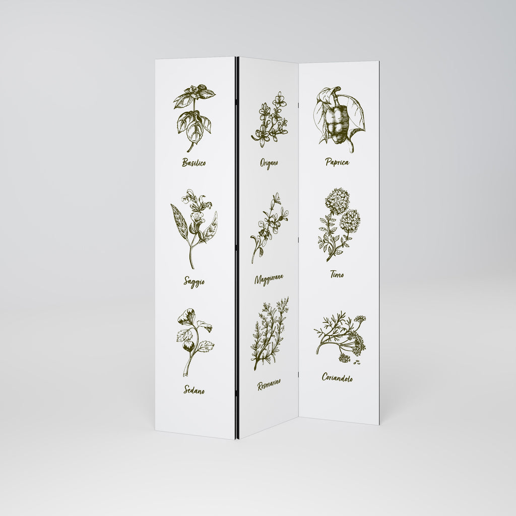 HERBAL FINESSE - Διακοσμητικό διαχωριστικό δωματίου 3 πάνελ IT