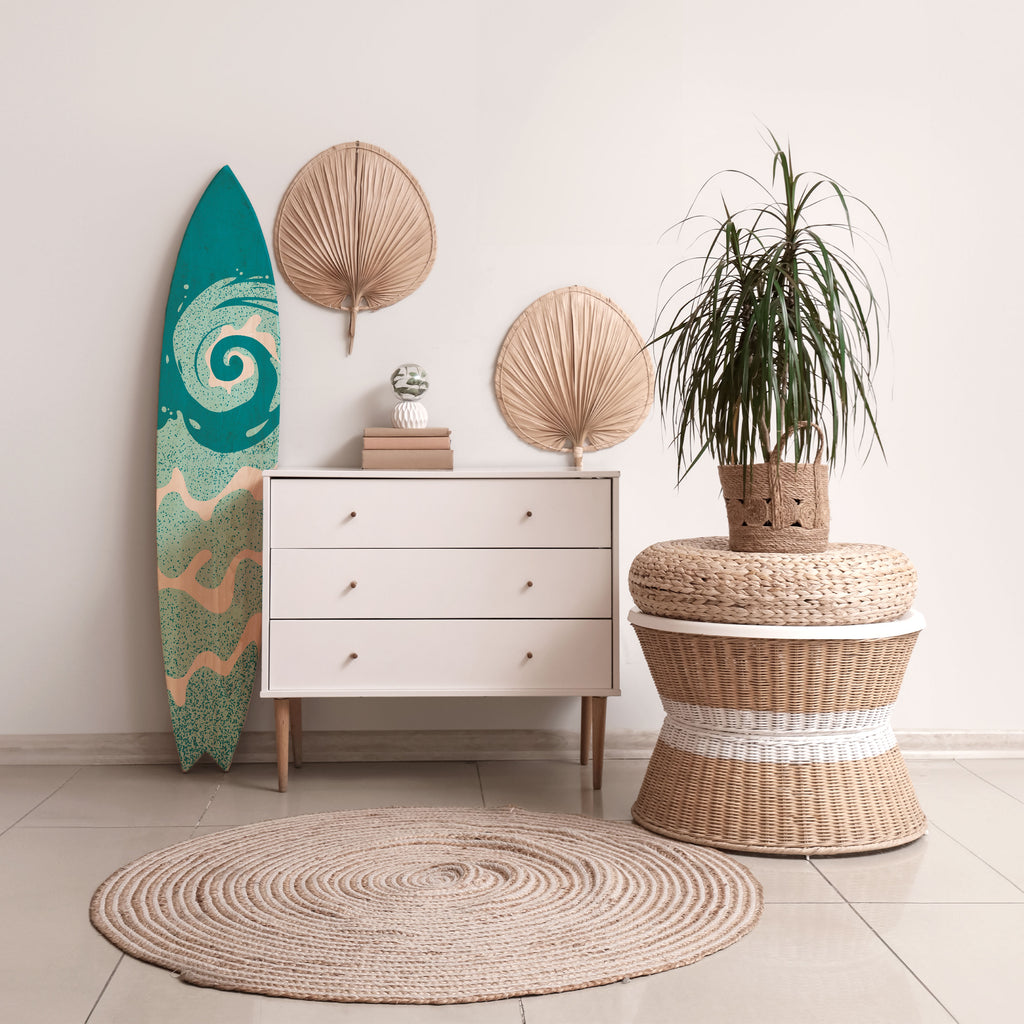 AQUA HELIX Surfboard Decorative Panel