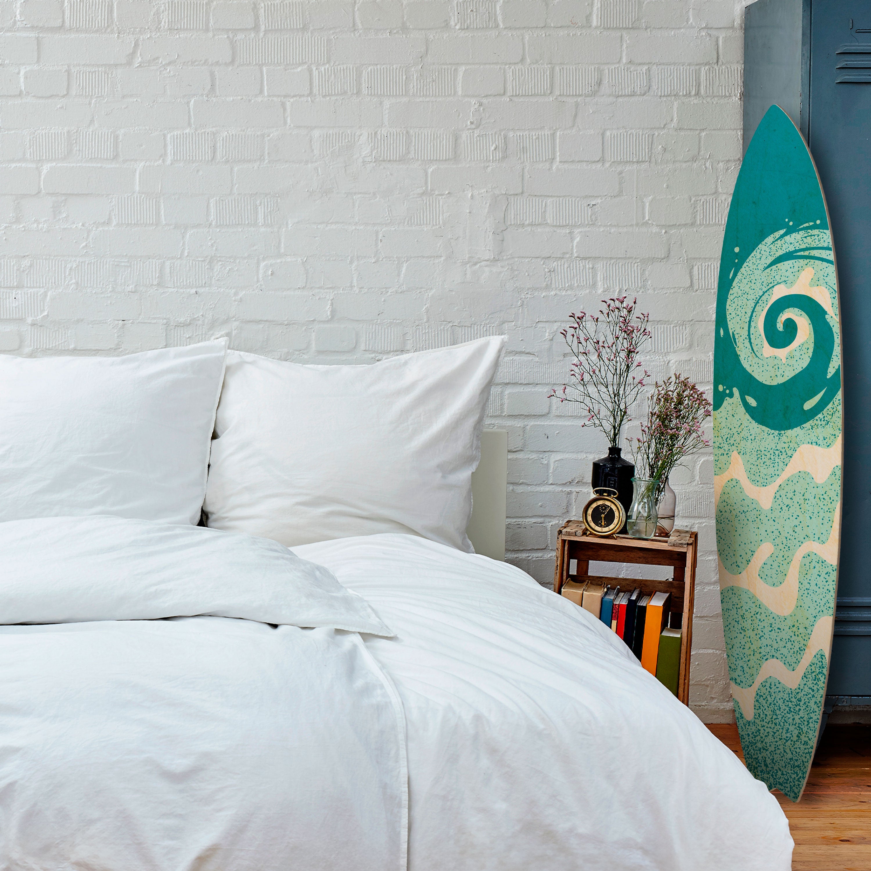 AQUA HELIX Surfboard Decorative Panel