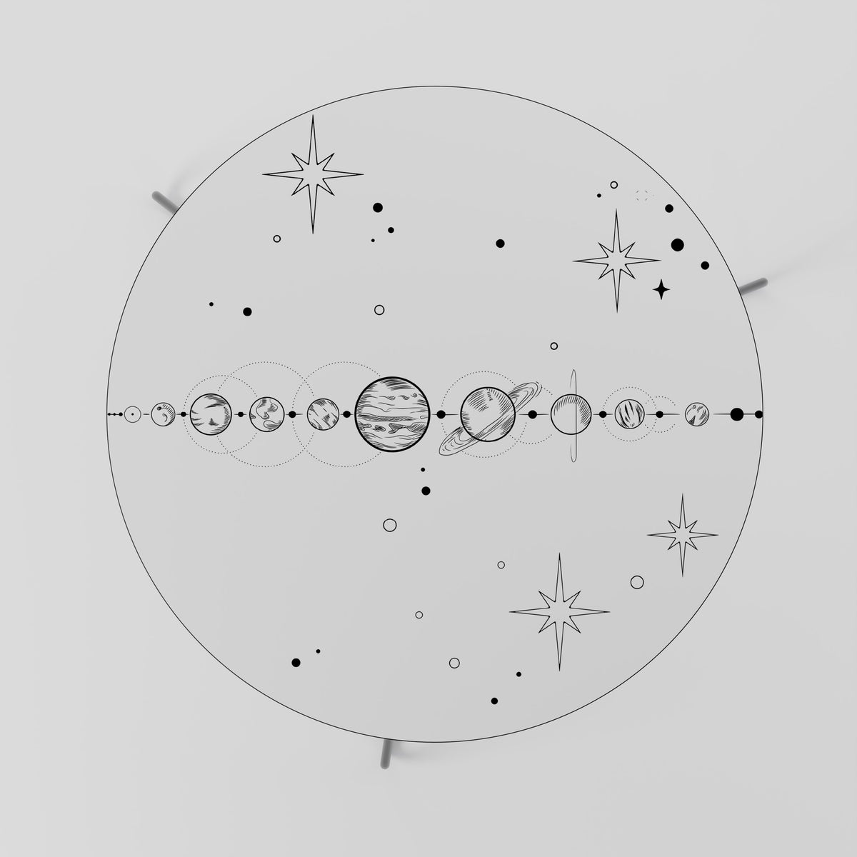 GALAXY OUTLINE Τραπεζάκι σαλονιού