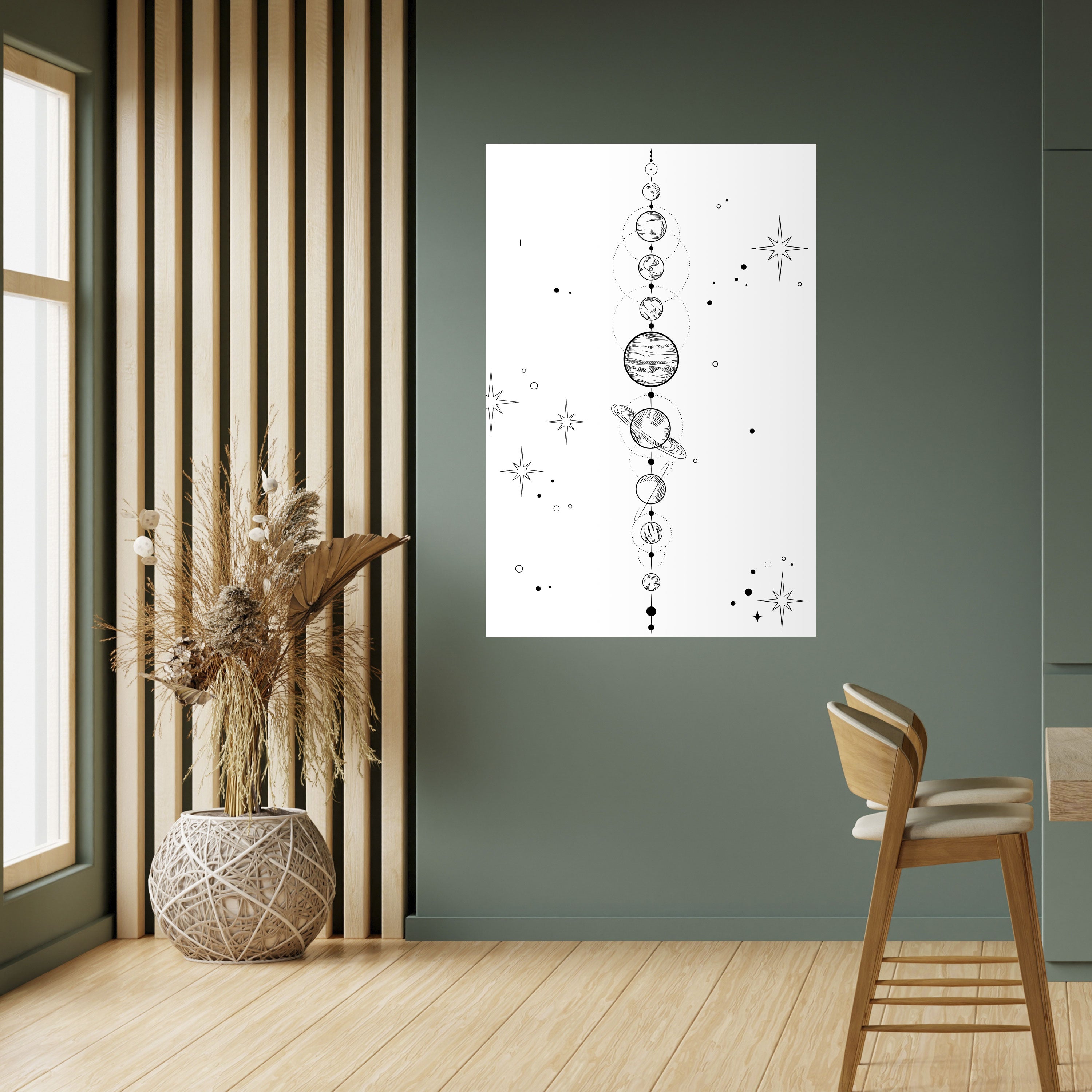 Αφίσα GALAXY OUTLINE με δυνατότητα ξεφλουδίσματος και κολλήματος