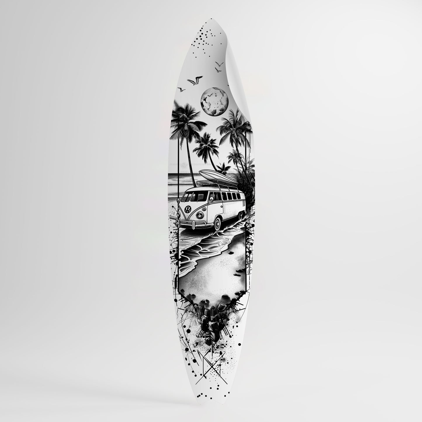 TRIPPY MEMORY Αυτοκόλλητη Αφίσα "Surf"