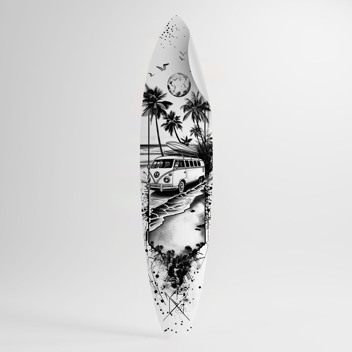 TRIPPY MEMORY Αυτοκόλλητη Αφίσα "Surf"