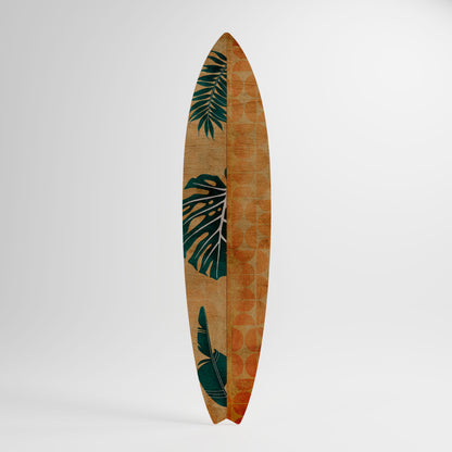 PALM LEAF SURFBOARD Διακοσμητική σανίδα Surf