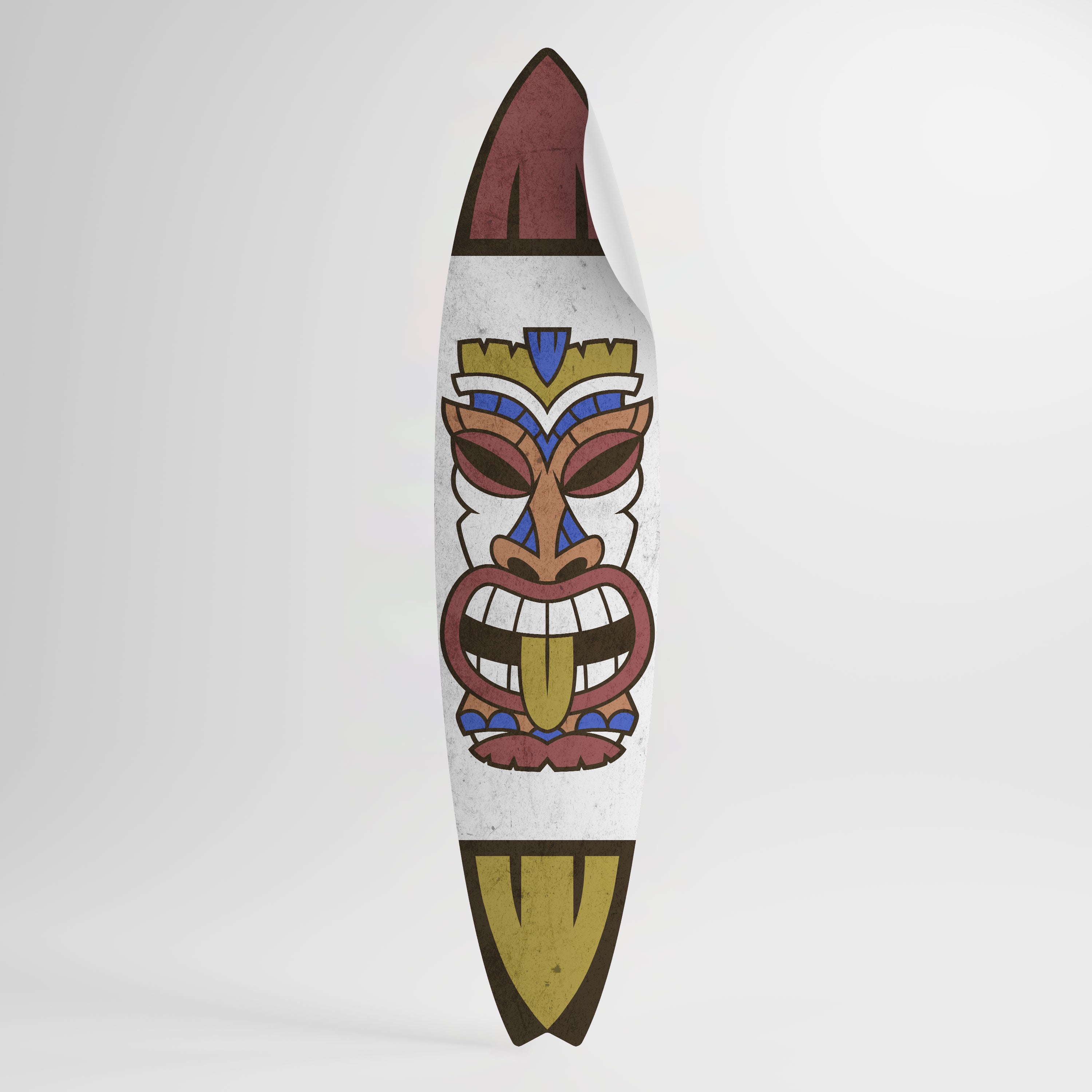 TOTEM TIKI Αυτοκόλλητη "Peel and Stick" Αφίσα Surf