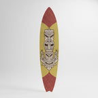 TIKI TOTEM Surfboard Decorative Panel
