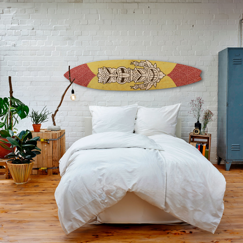 TIKI TOTEM Surfboard Decorative Panel