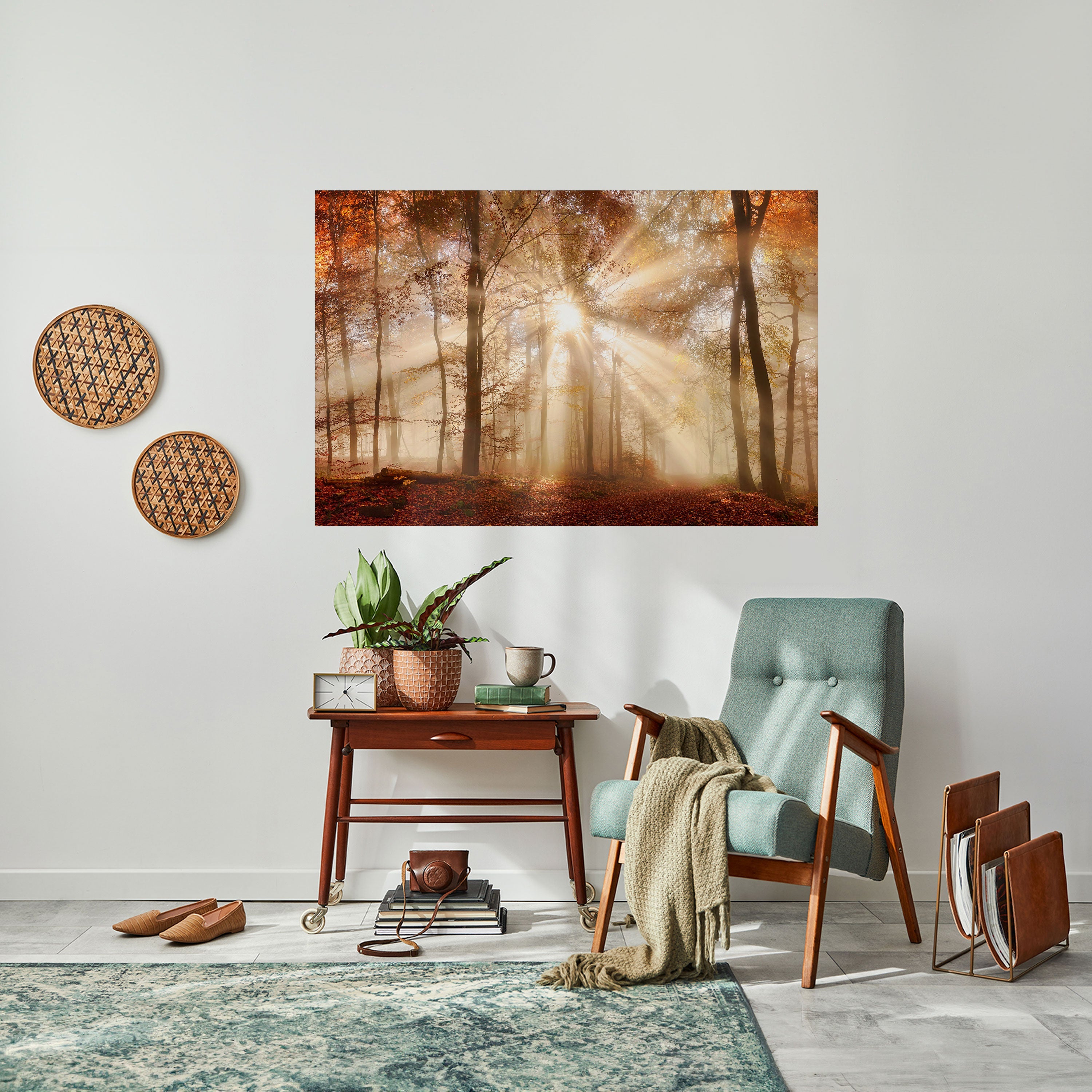 WHISPERS OF AUTUMN Peel and Stick Horizontal Poster