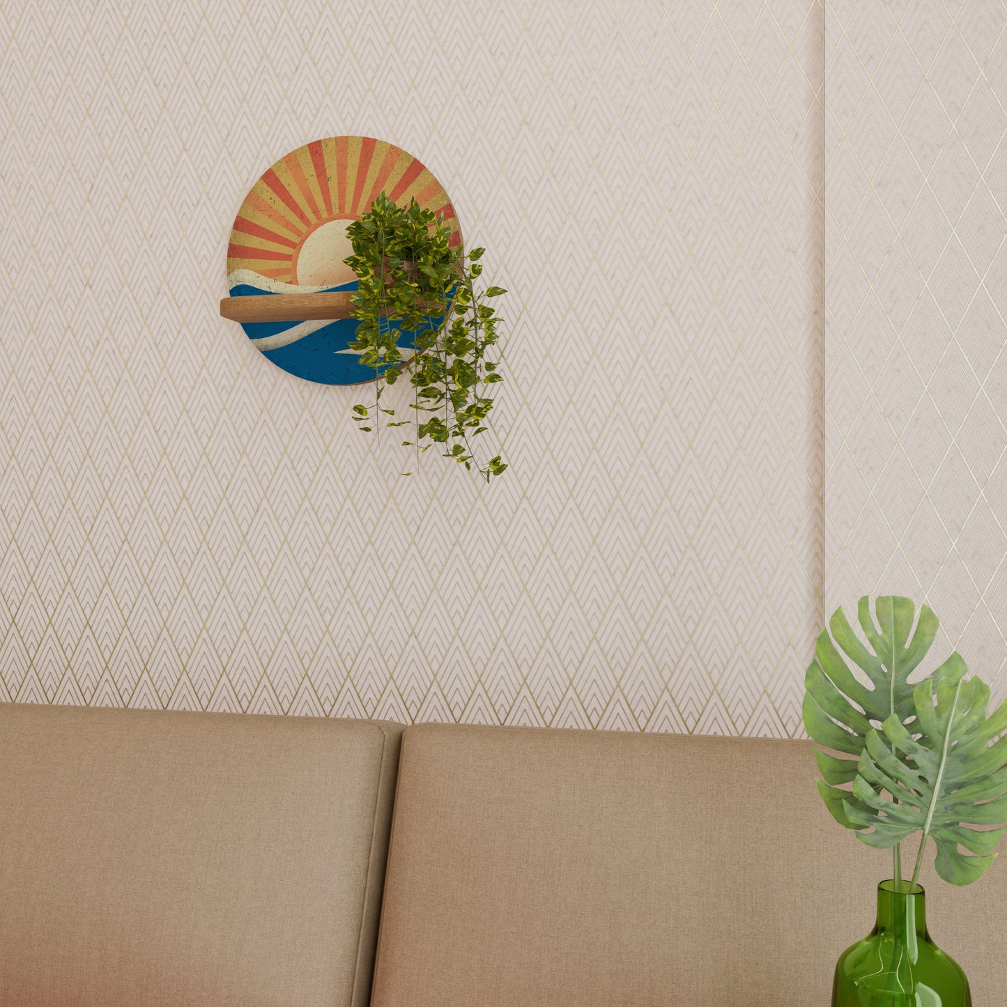 SUNNY SLIDE Διακοσμητικό Ράφι Art Shelf