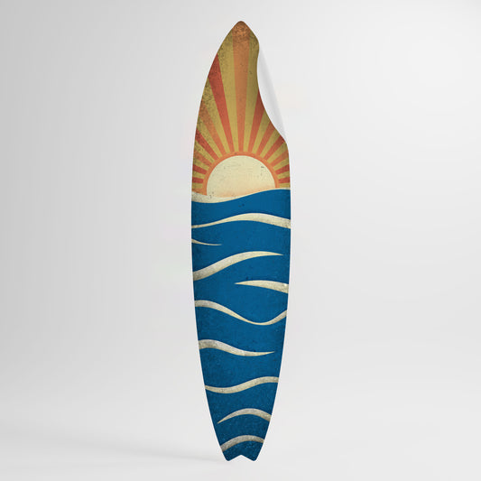 SUNNY SLIDE Αυτοκόλλητη Αφίσα "Surf"
