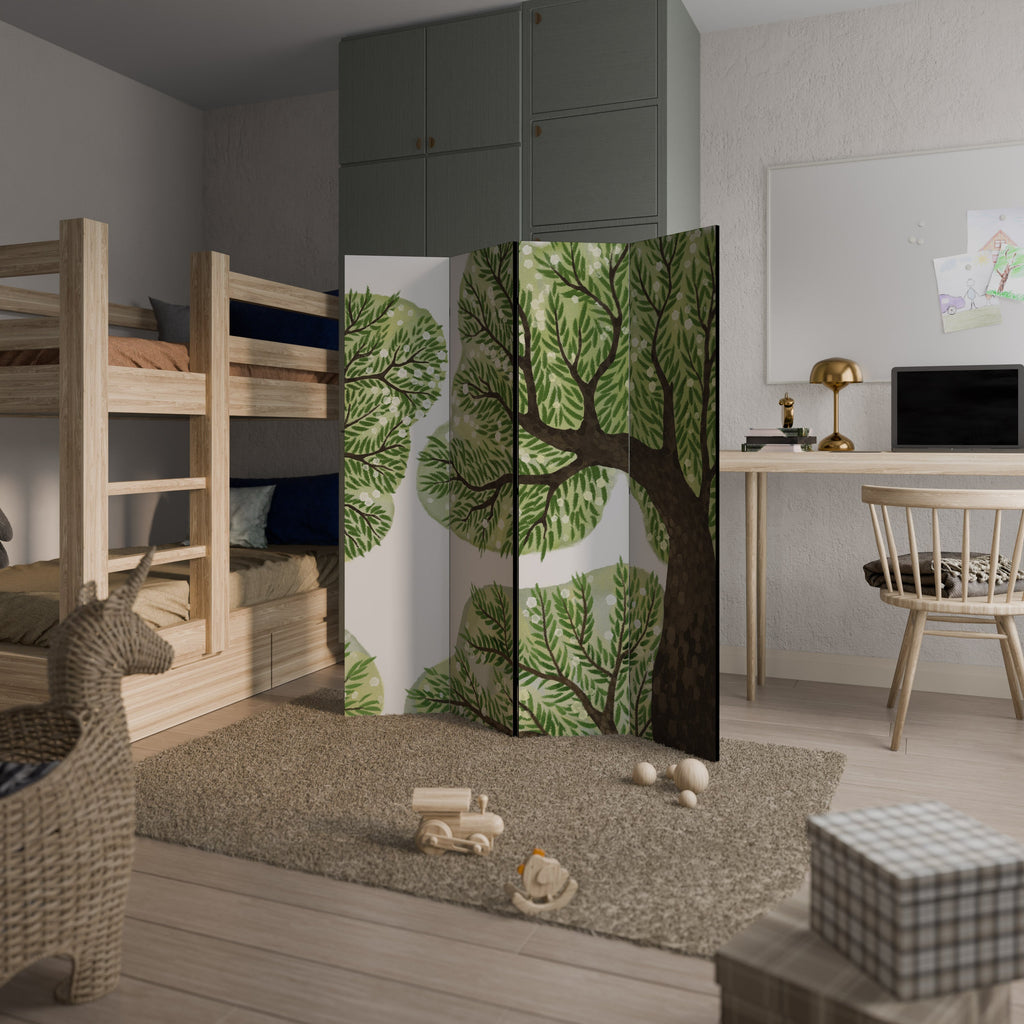 WILDERNESS DASH Decorative 4-Panel Room Divider