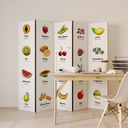 FRUIT LESSON Παραβάν με 5 πάνελ