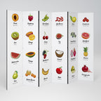 FRUIT LESSON Παραβάν με 6 πάνελ