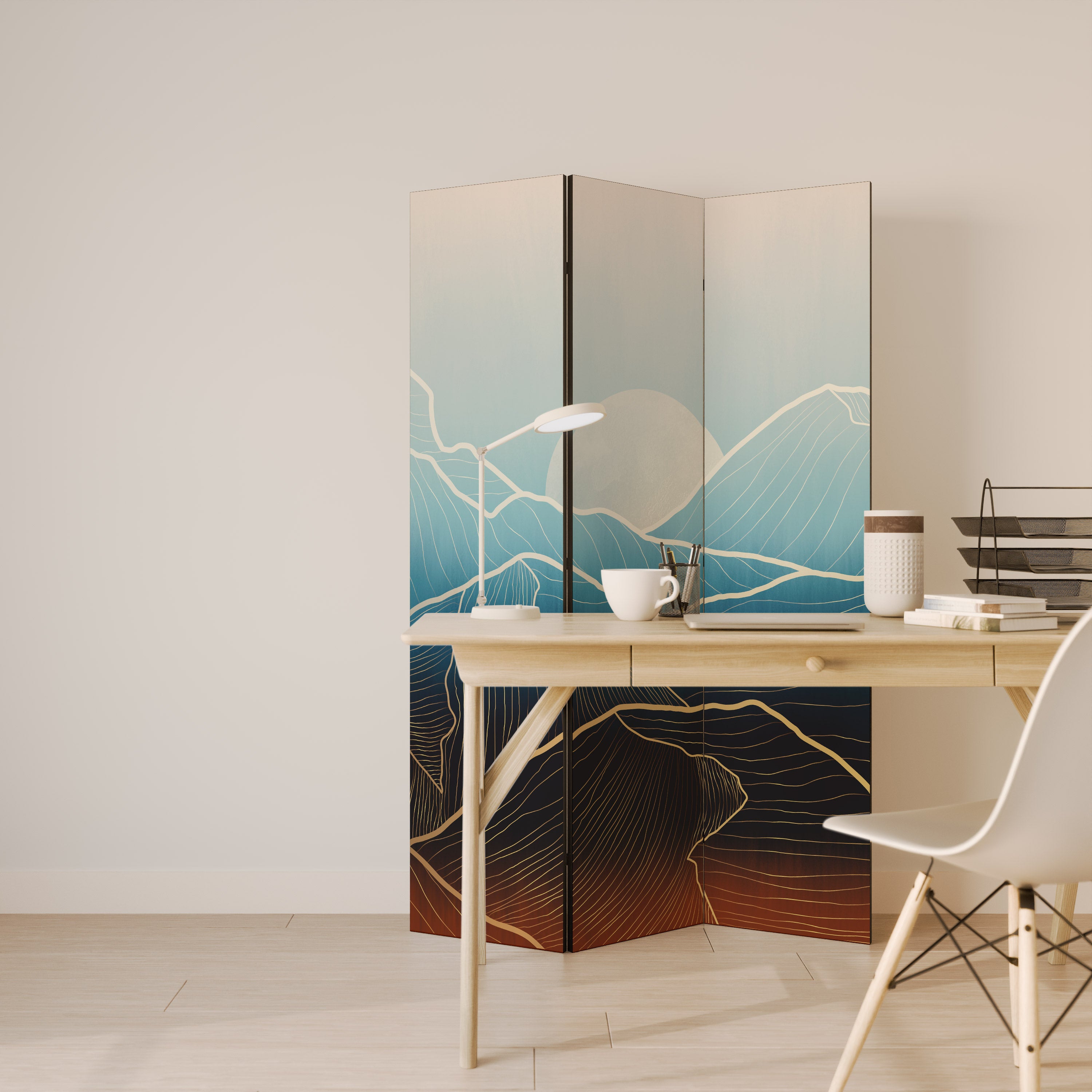 LUNAR SECRETS Παραβάν με 3 πάνελ