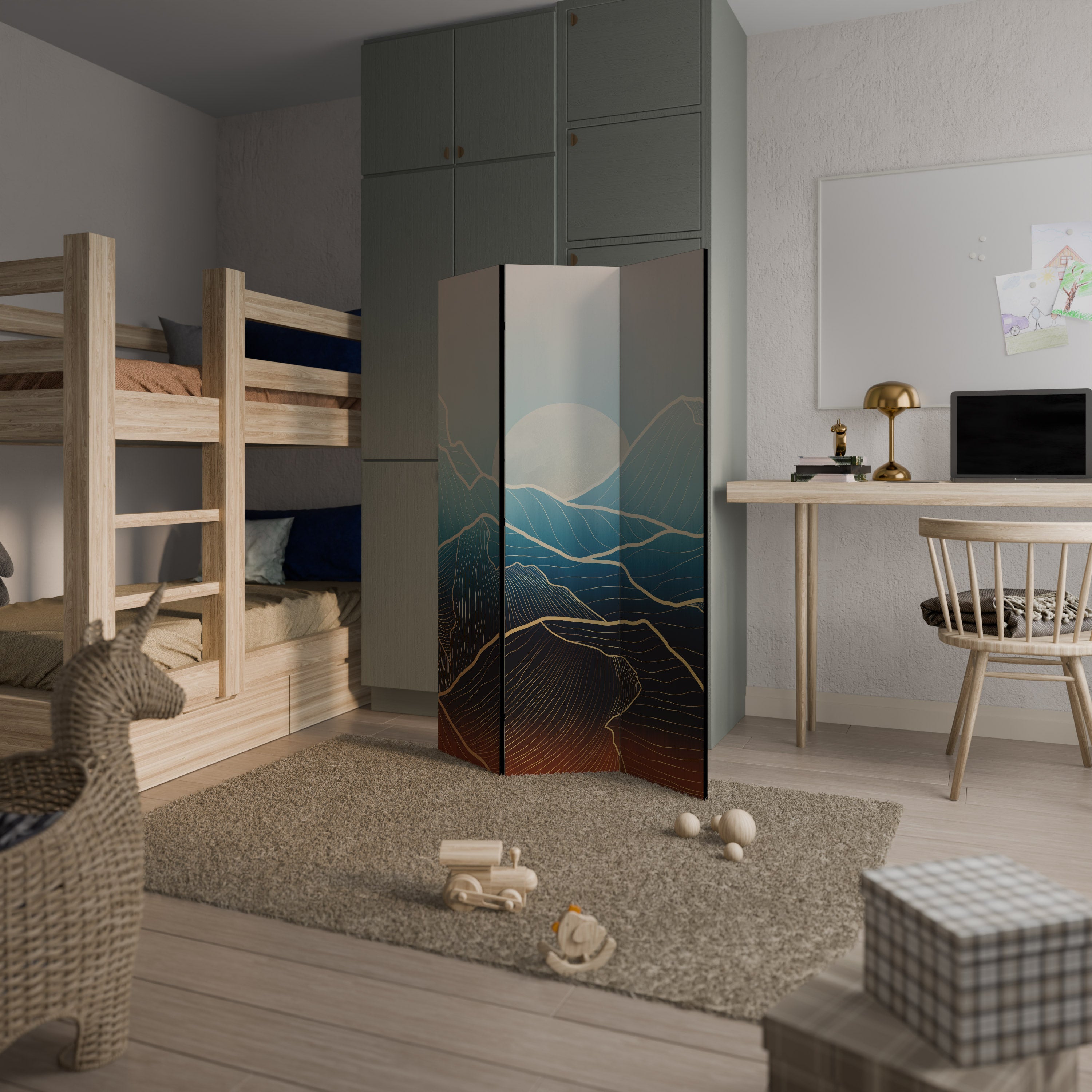 LUNAR SECRETS Παραβάν με 3 πάνελ