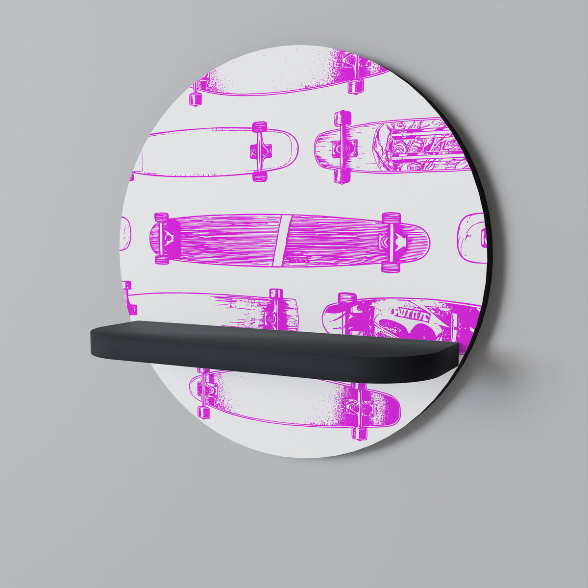 SKATEBOARD SKETCH Διακοσμητικό Ράφι Art Shelf