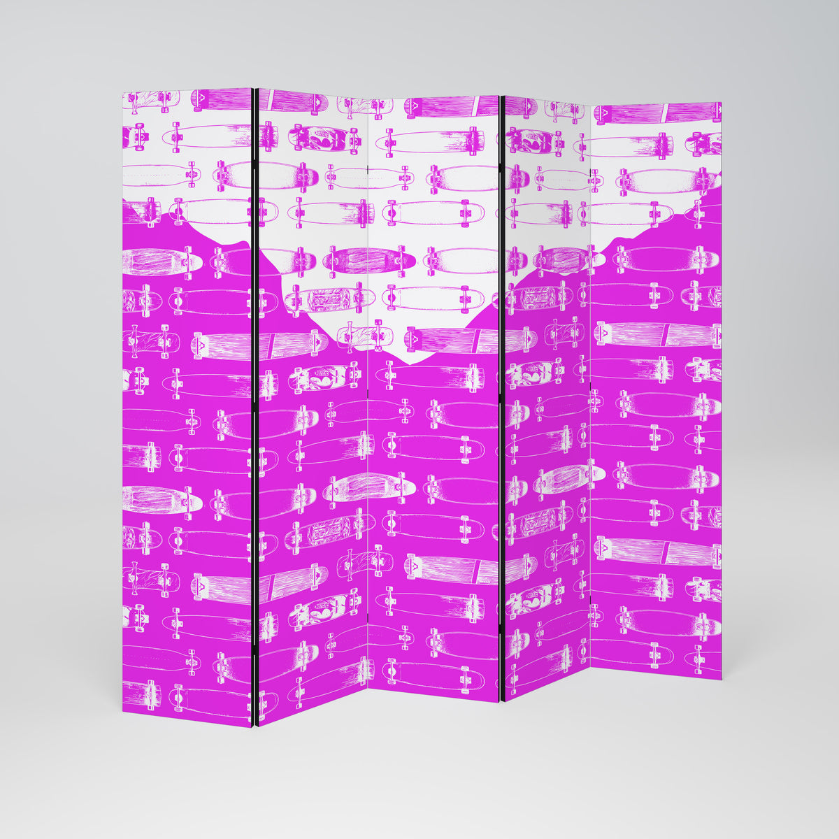 SKATEBOARD MAGENTA Παραβάν με 5 πάνελ