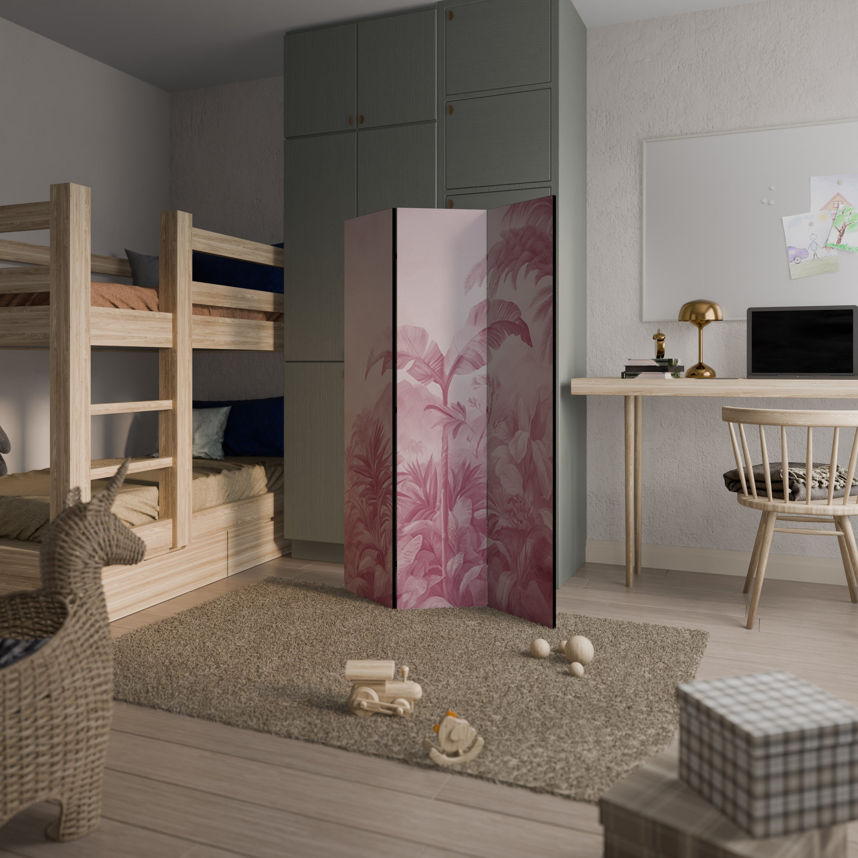 SWEET TROPICS Παραβάν με 3 πάνελ