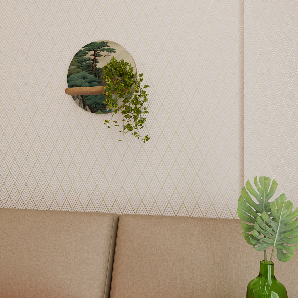 VERDURE ABYSS Διακοσμητικό Ράφι Art Shelf