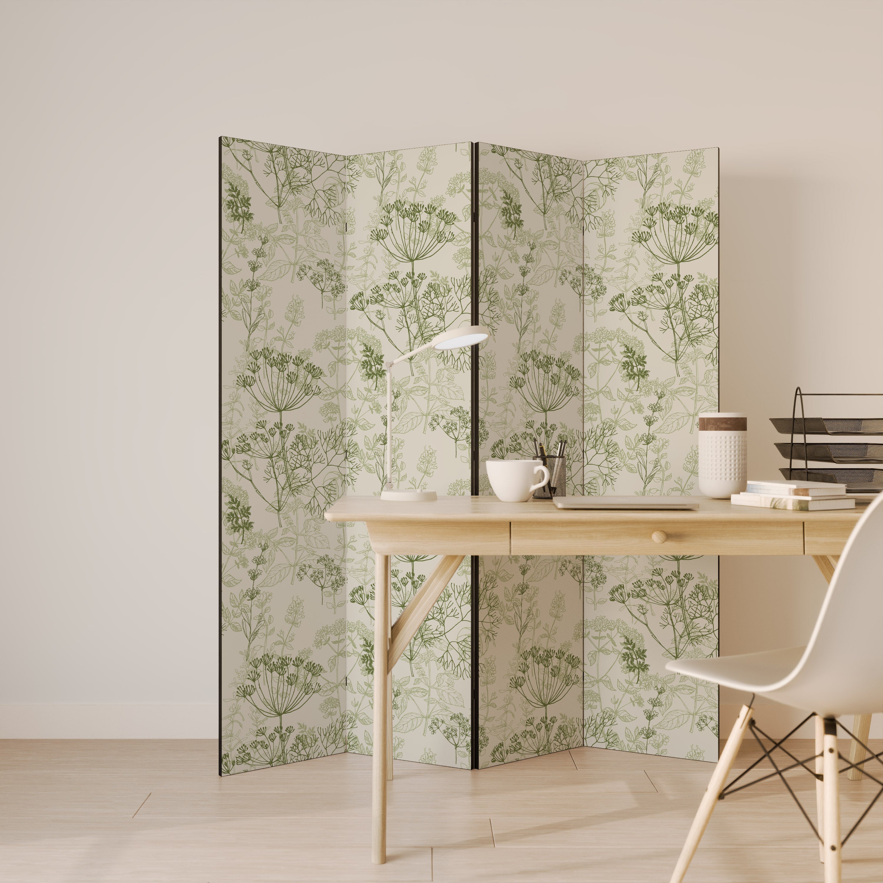 FENNEL BALDACHIN Decorative 4-Panel Room Divider
