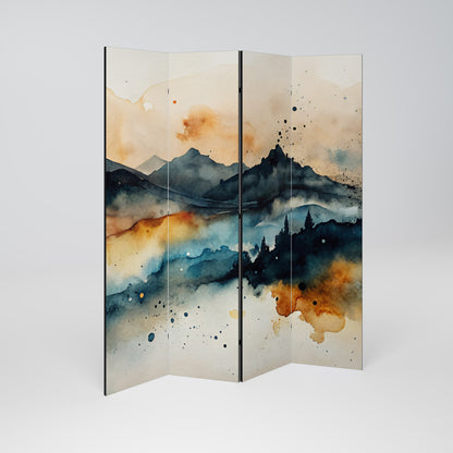 OMINOUS MOUNTAINS Παραβάν με 4 πάνελ