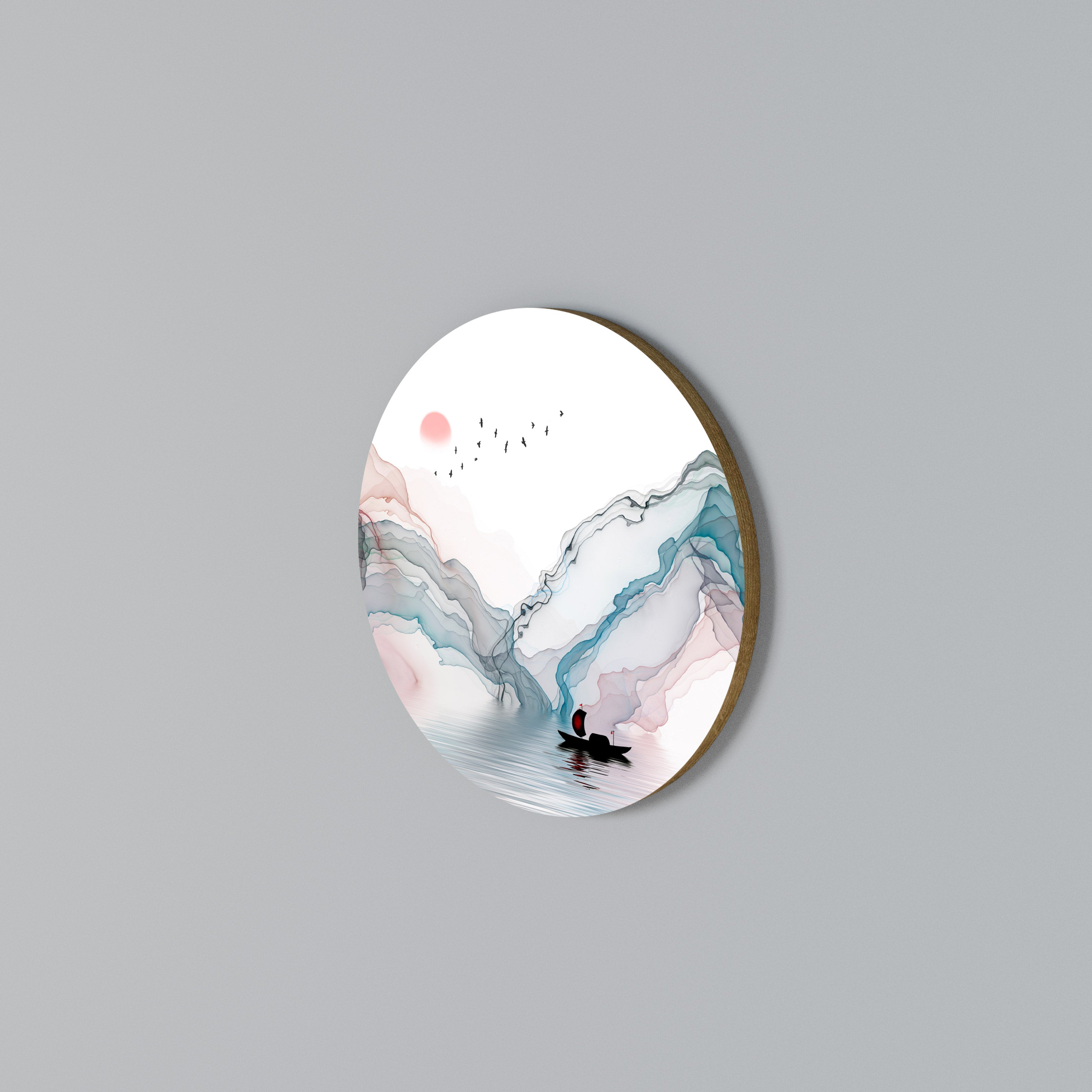 VELVET CROSSING Στρογγυλός πίνακας ζωγραφικής