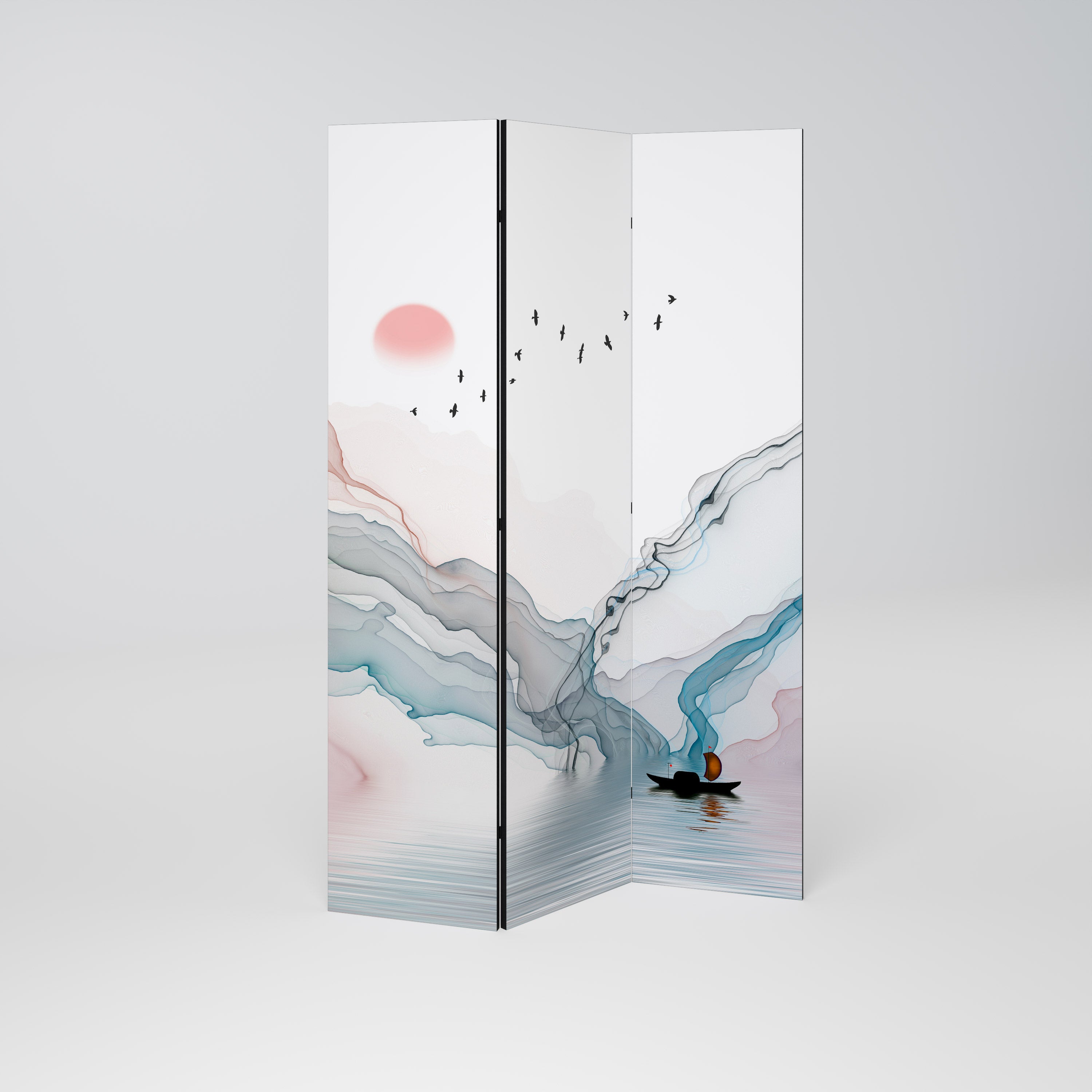 VELVET CROSSING Διακοσμητικό παραβάν με 3 πάνελ