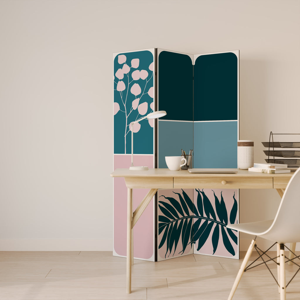 COMBINATION OF SHAPES Διακοσμητικό παραβάν με 3 πάνελ