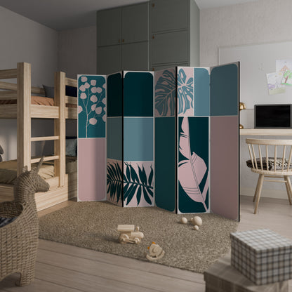 COMBINATION OF SHAPES 6-Panel Room Divider