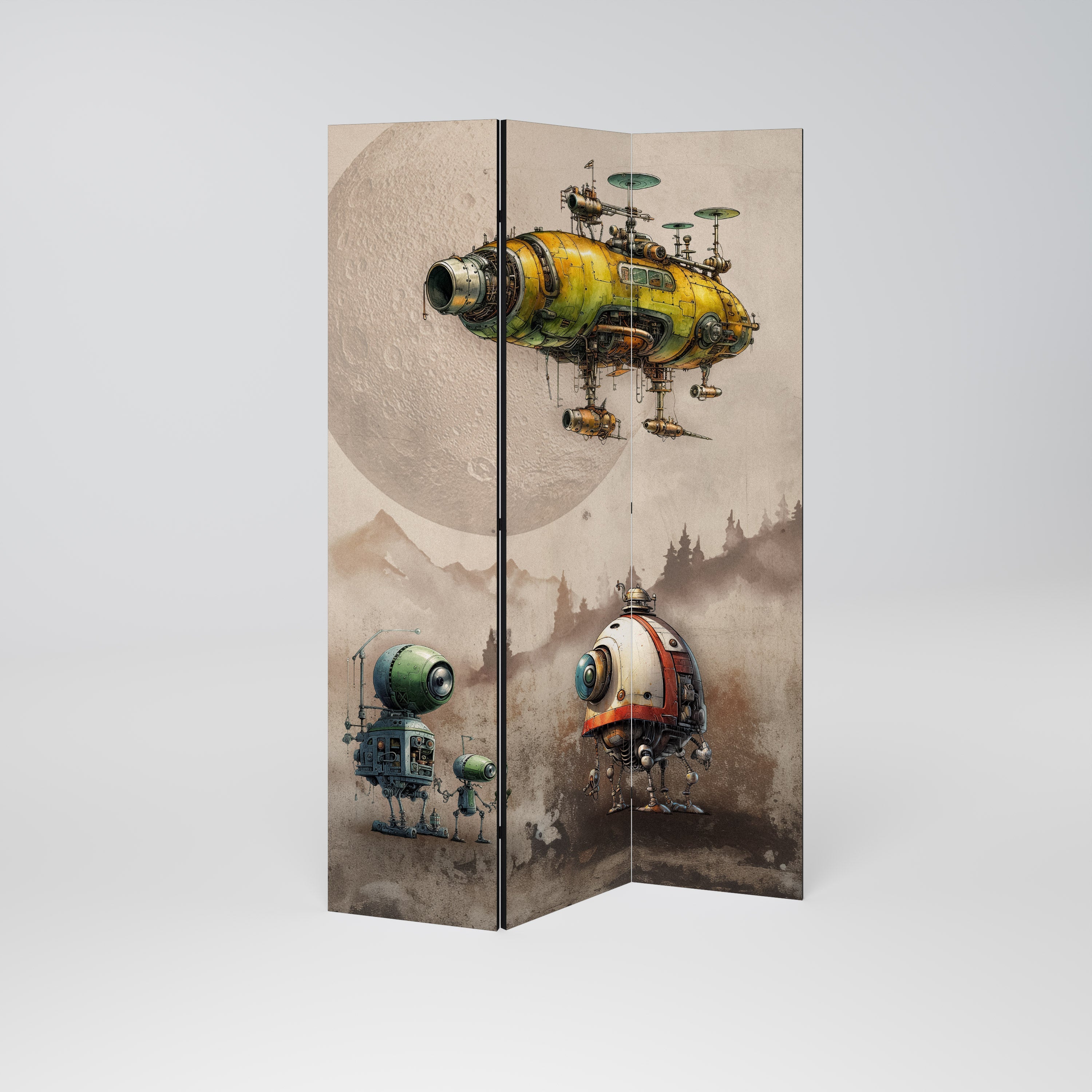 MACHINARIUM MACHINES Διακοσμητικό διαχωριστικό δωματίου 3 πάνελ