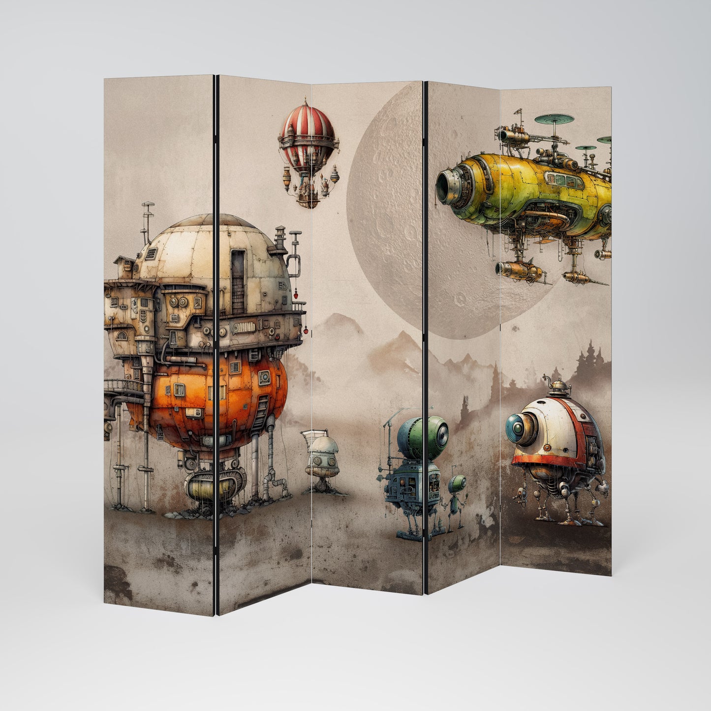 MACHINARIUM MACHINES Παραβάν με 5 πάνελ