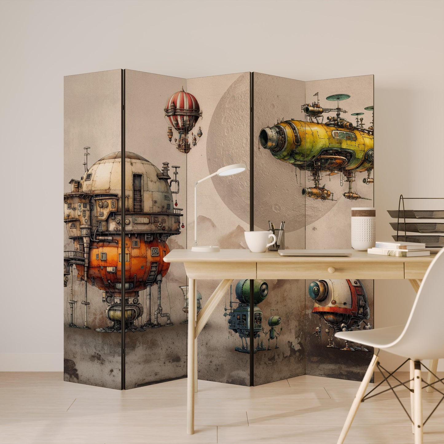 MACHINARIUM MACHINES Παραβάν με 5 πάνελ