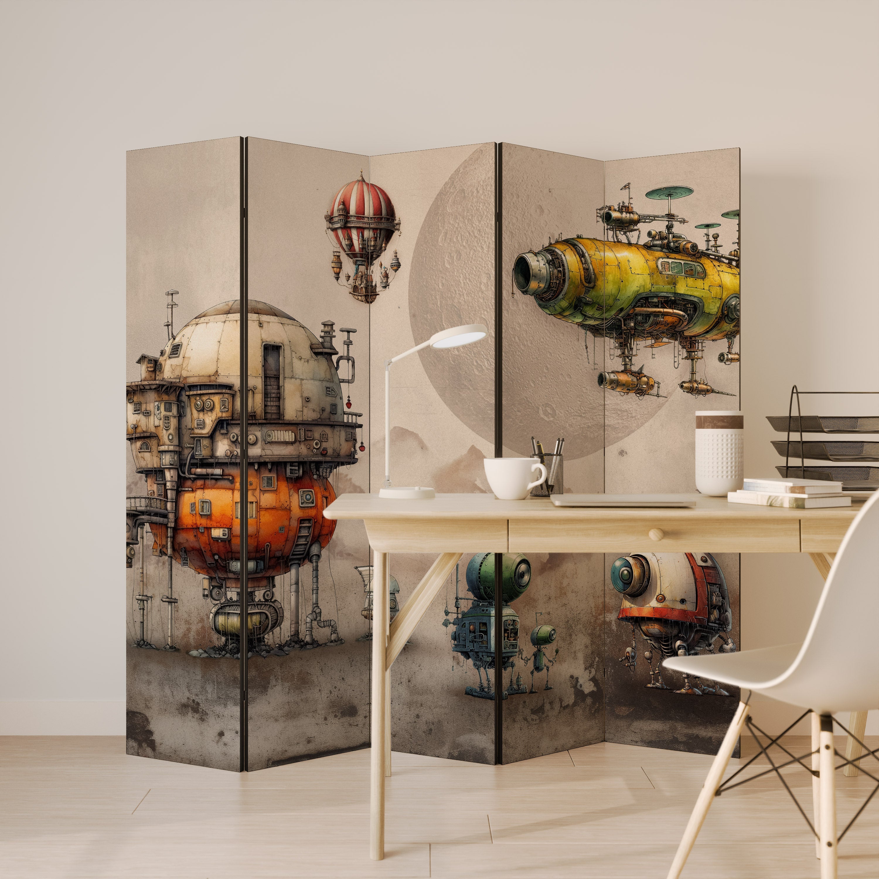 MACHINARIUM MACHINES Διακοσμητικό διαχωριστικό χώρου 5 πάνελ