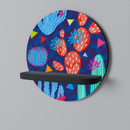 CACTUS VIBES Art Shelf
