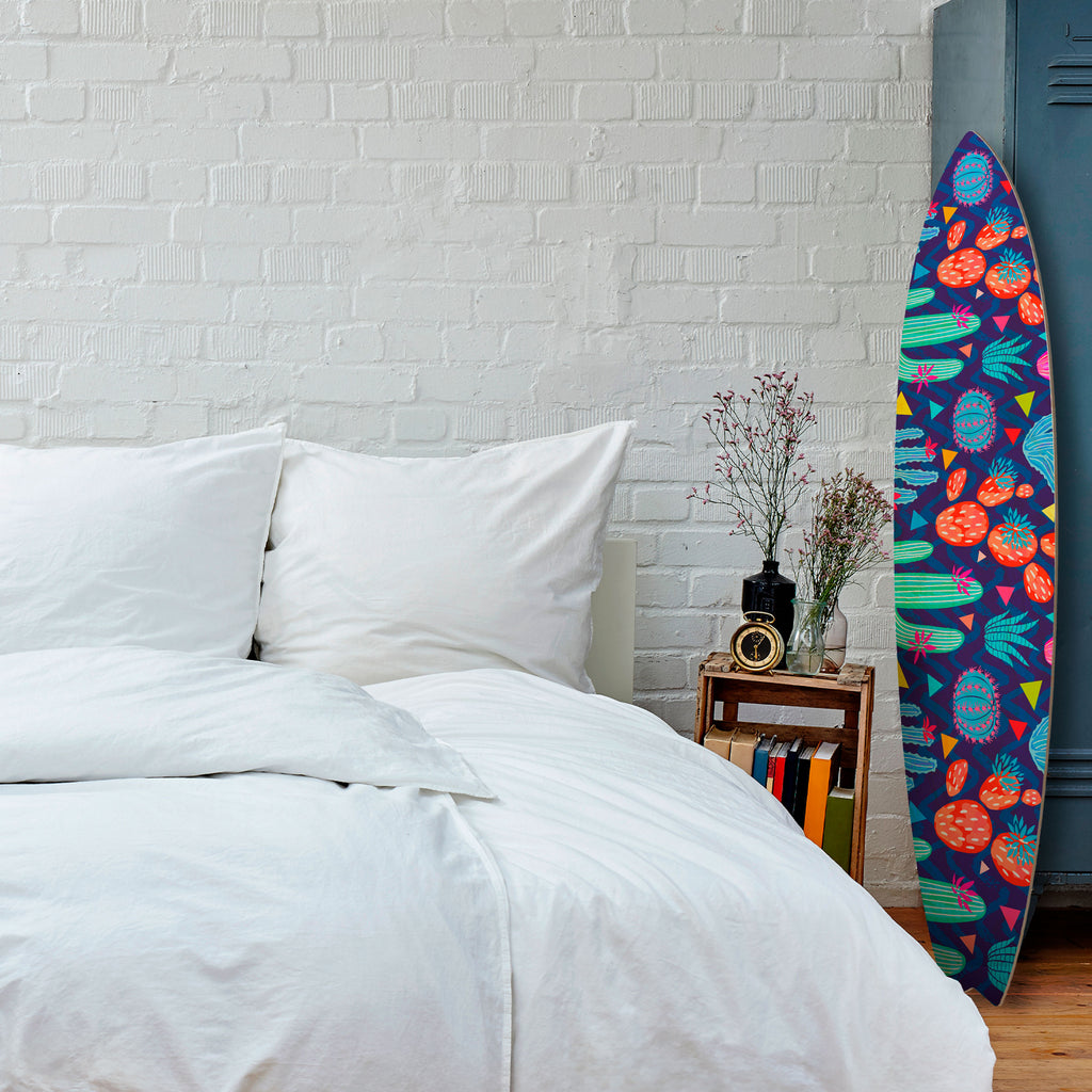 CACTUS VIBES Διακοσμητική σανίδα Surf