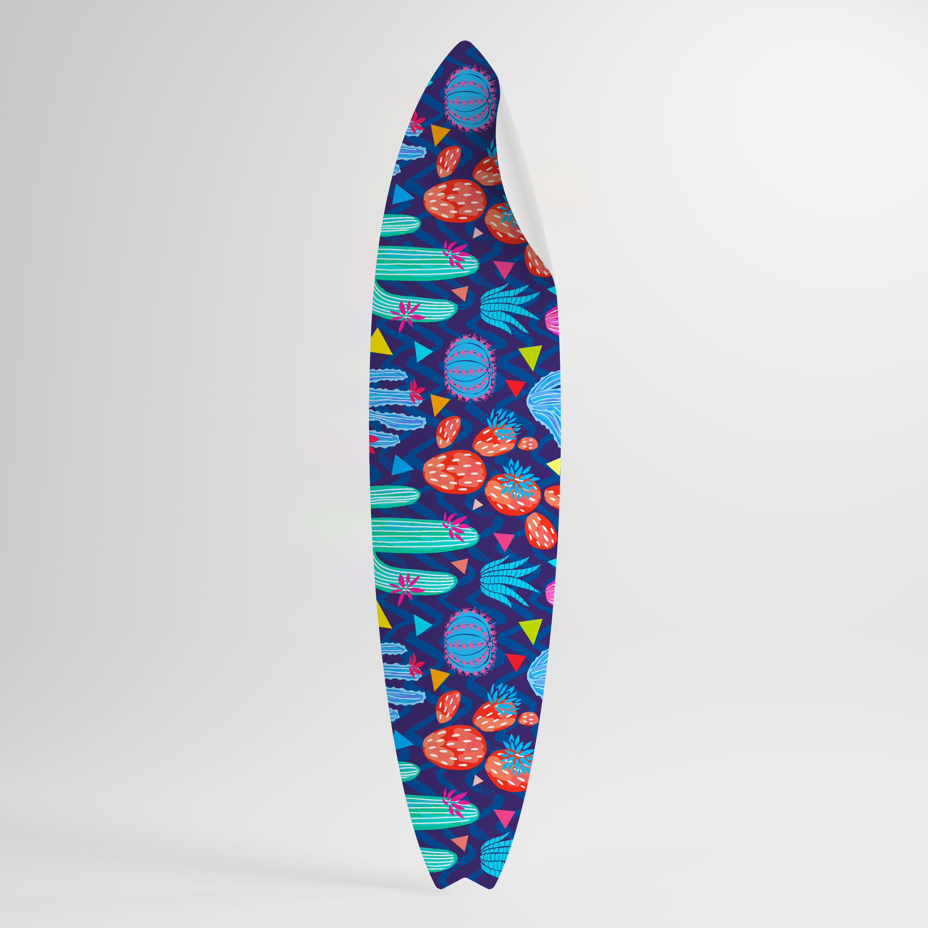 CACTUS VIBES Αυτοκόλλητη "Peel and Stick" Αφίσα Surf