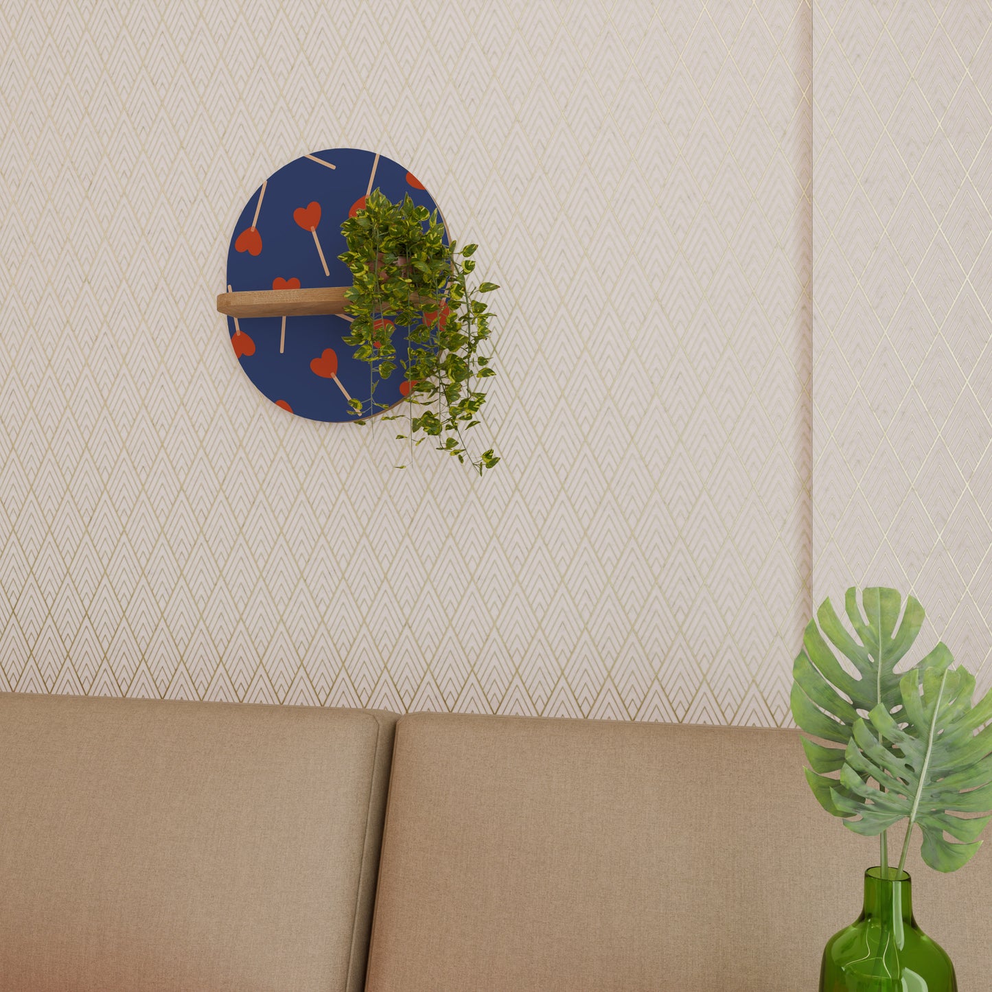 SWEET LOVE Διακοσμητικό Ράφι Art Shelf