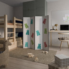 GUMMY BEARS Παραβάν με 4 πάνελ