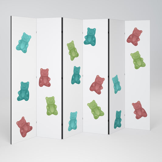 GUMMY BEARS Παραβάν με 6 πάνελ