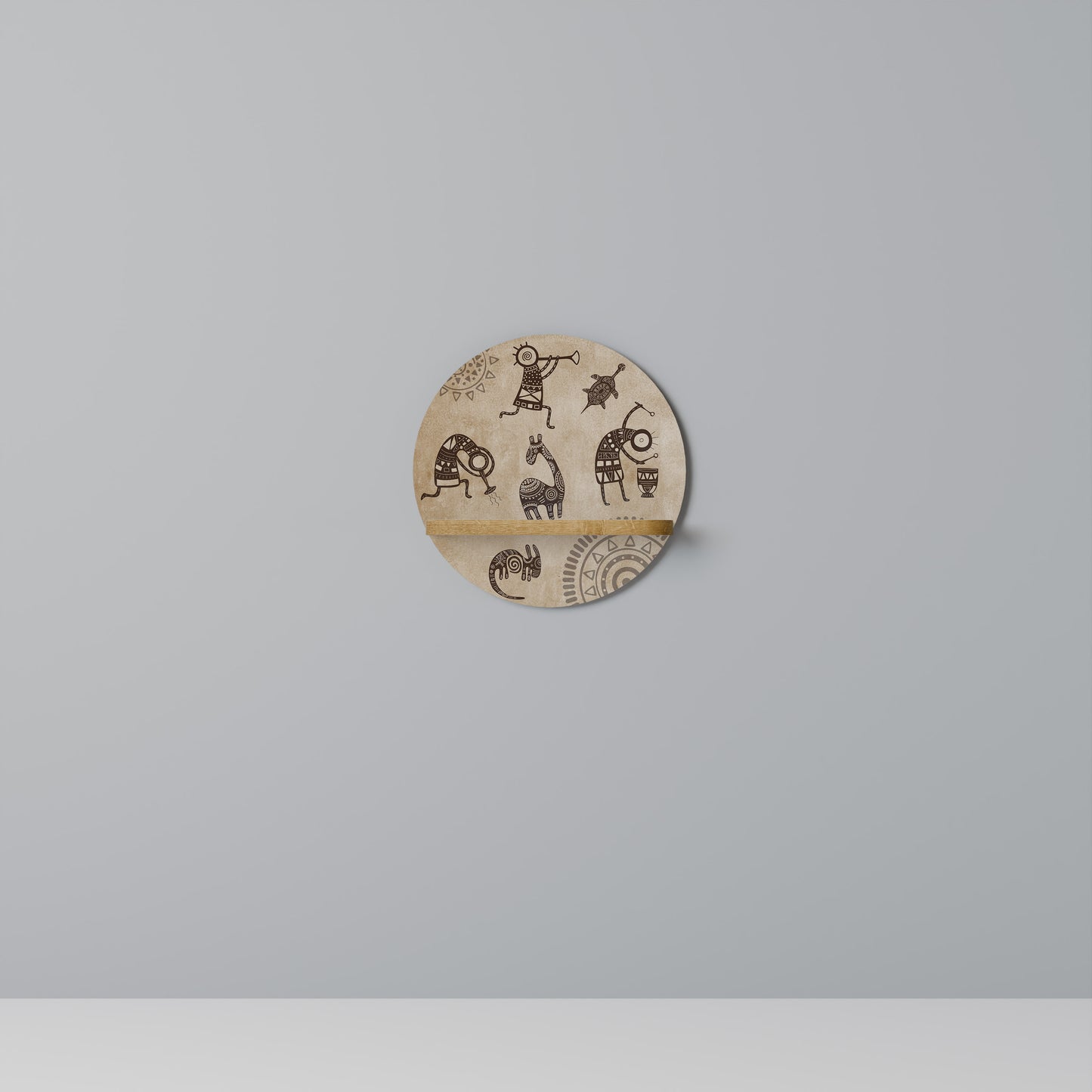 AFRICAN STYLE Art Shelf