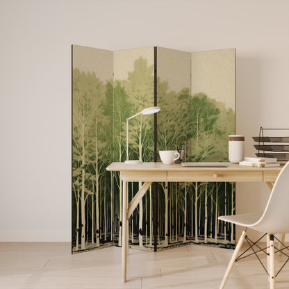 UNKNOWN NATURE 4-Panel Room Divider