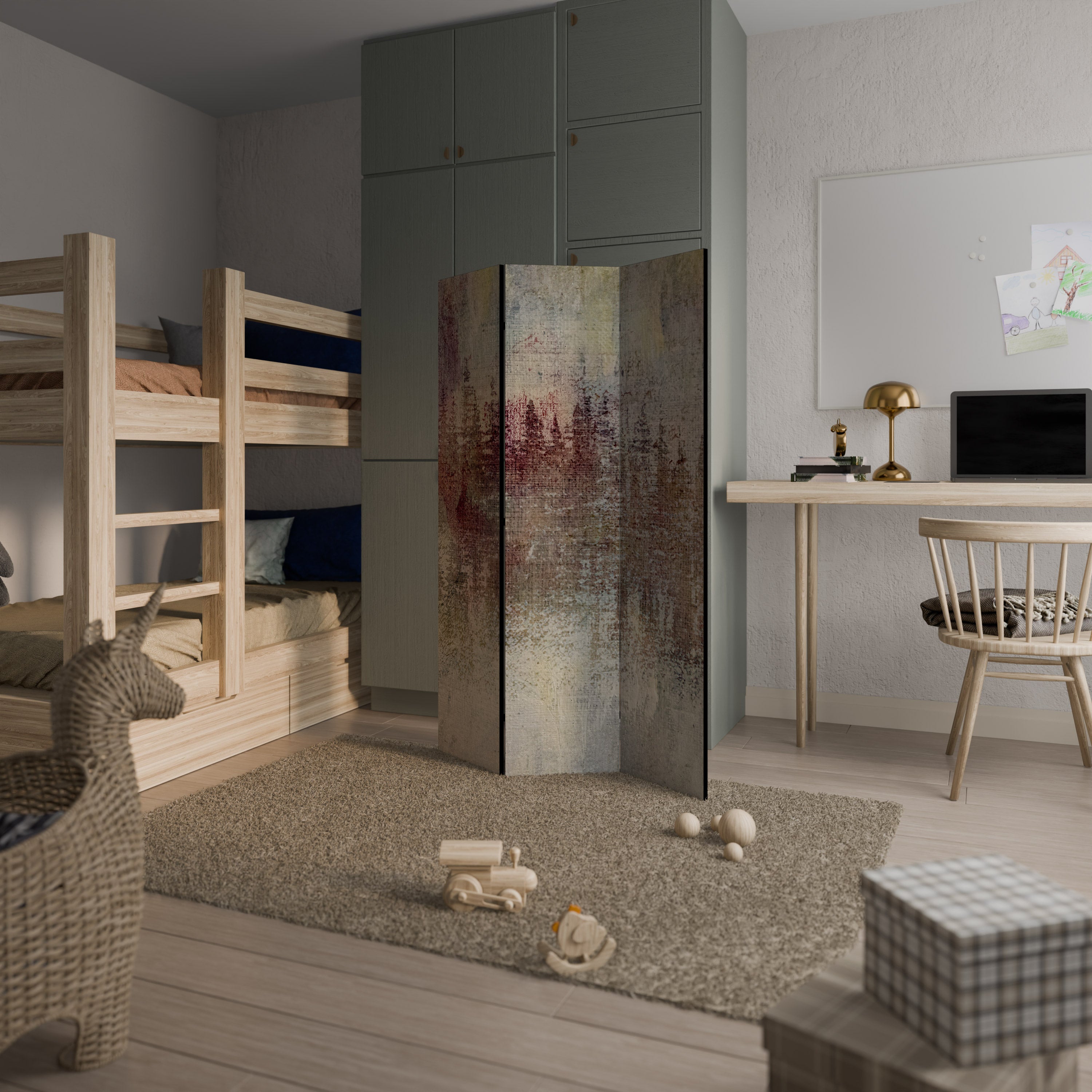 VEILED SUMMIT Παραβάν με 3 πάνελ