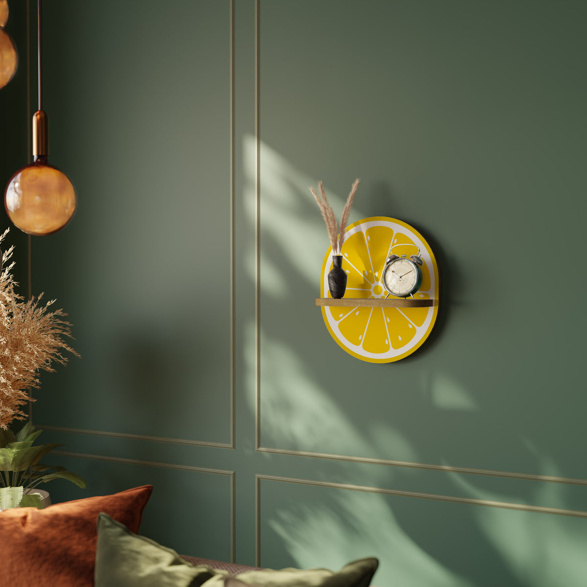STRENGTHENING LEMON Διακοσμητικό Ράφι Art Shelf