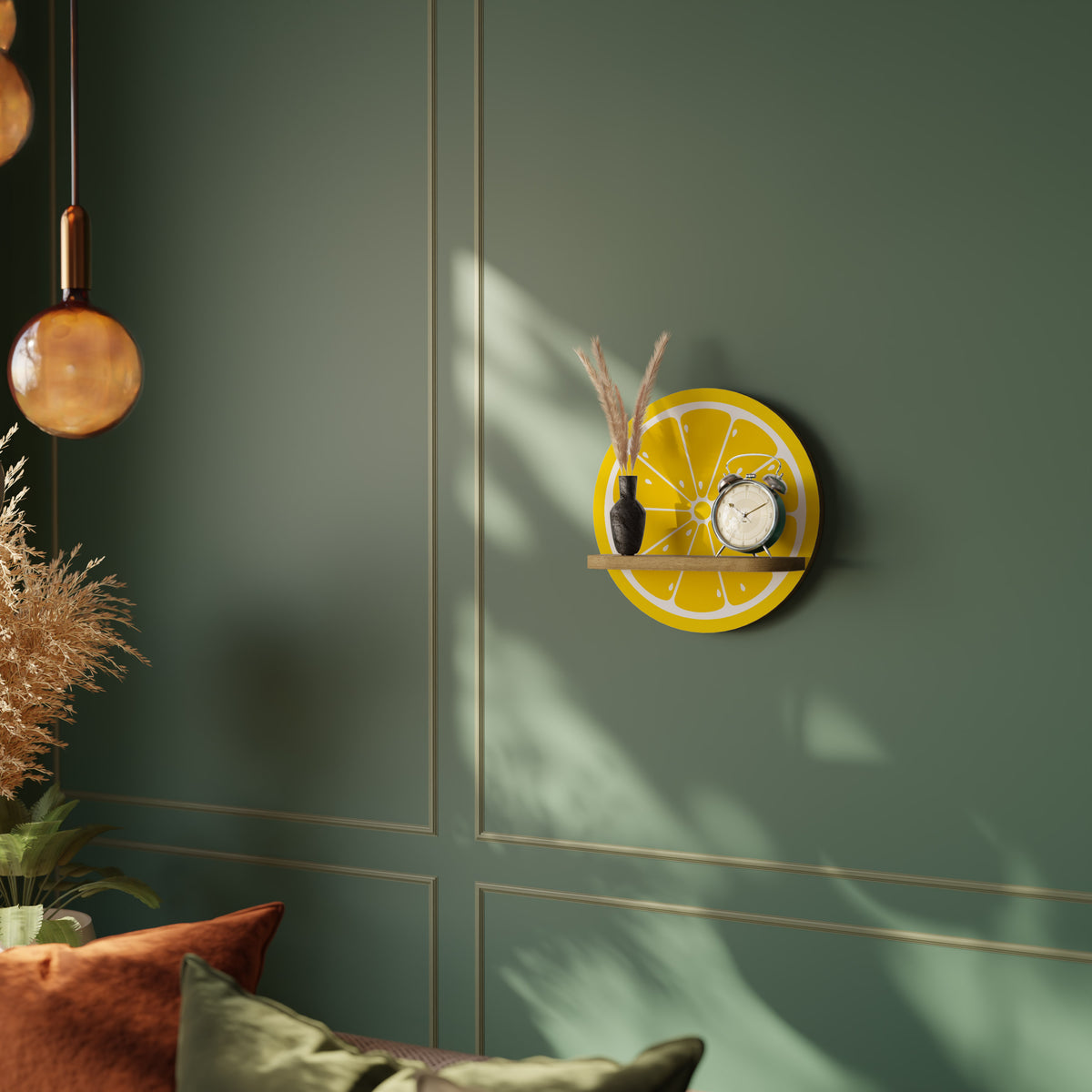 STRENGTHENING LEMON Διακοσμητικό Ράφι Art Shelf