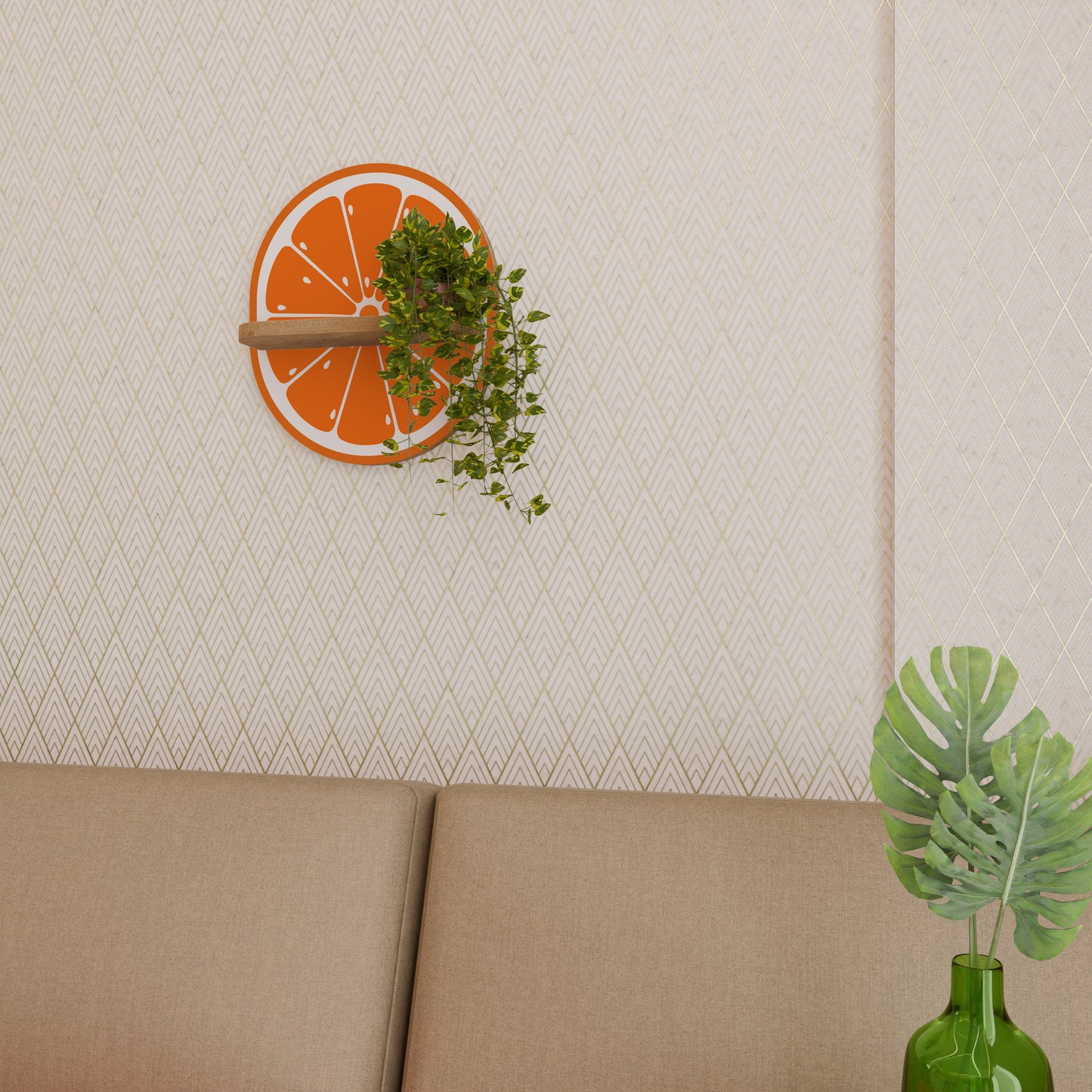 JUICY ORANGE Διακοσμητικό Ράφι Art Shelf