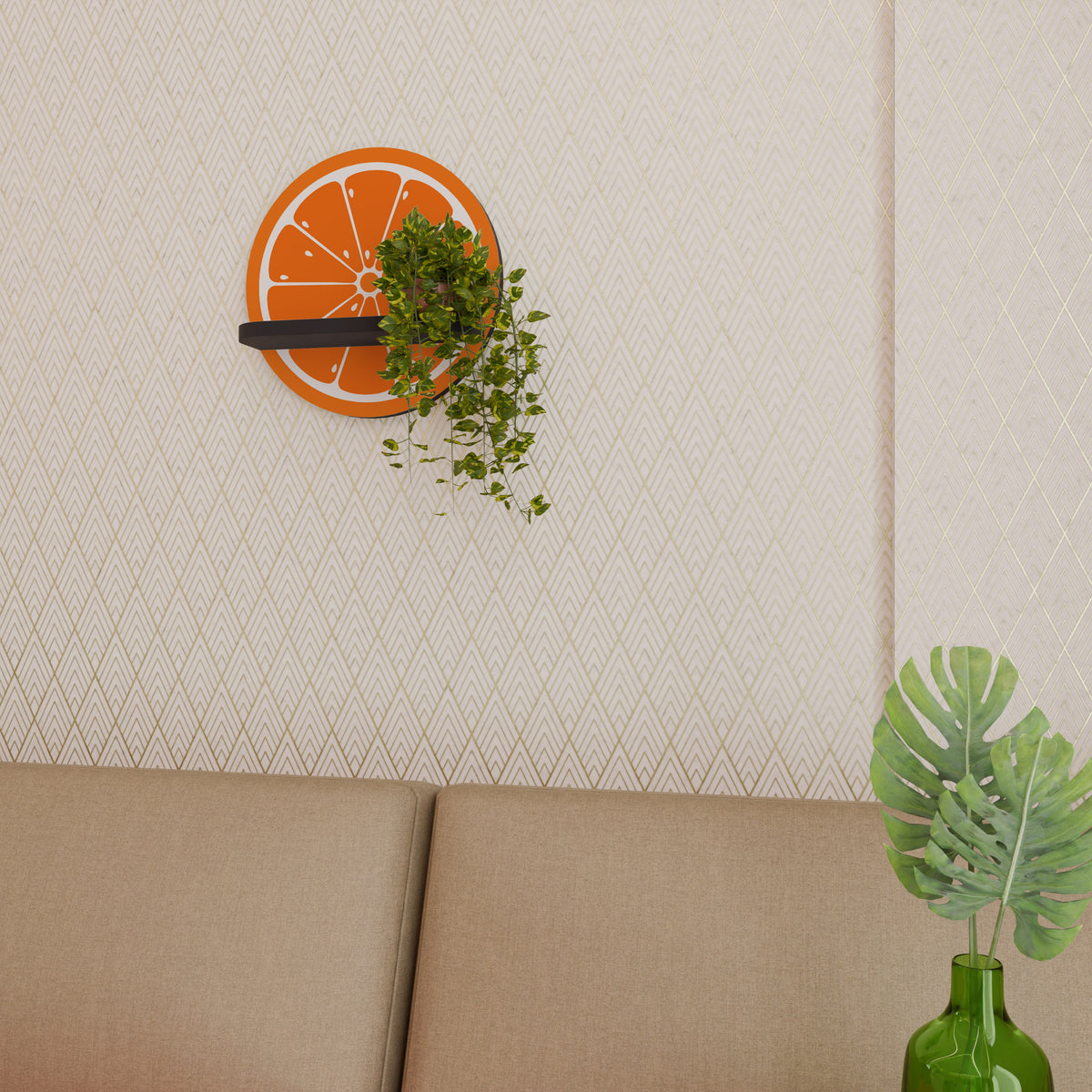 JUICY ORANGE Διακοσμητικό Ράφι Art Shelf