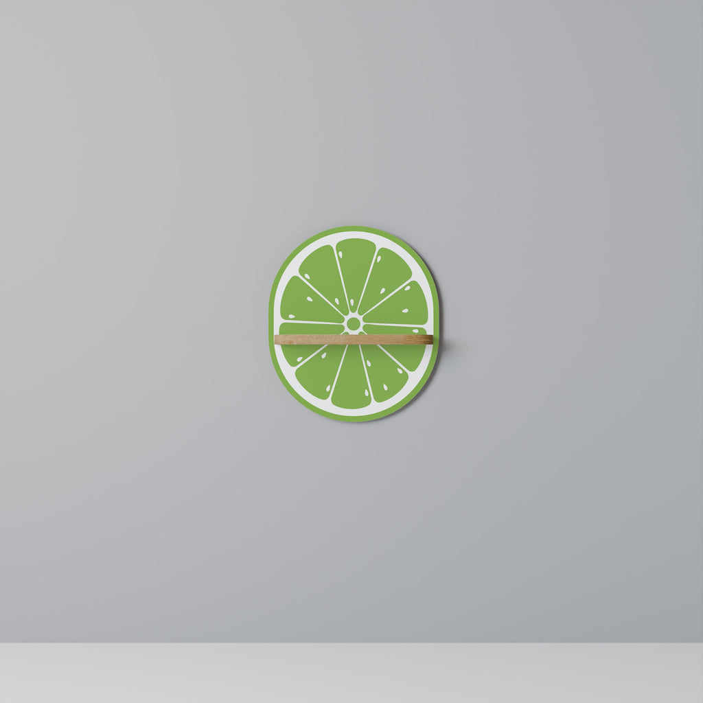 Οβάλ Ράφι REFERESHING LIME σε Απόχρωση Δρυός