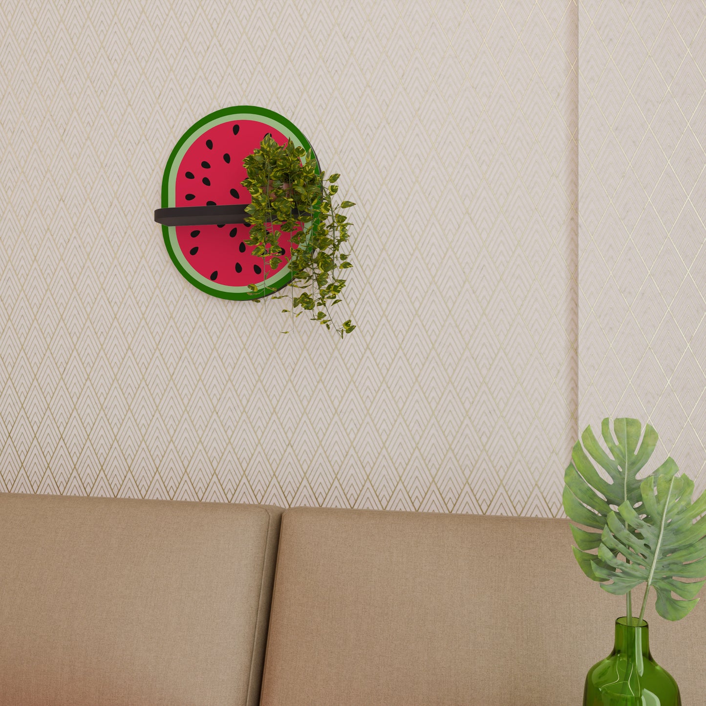 MATURE WATERMELON Art Shelf