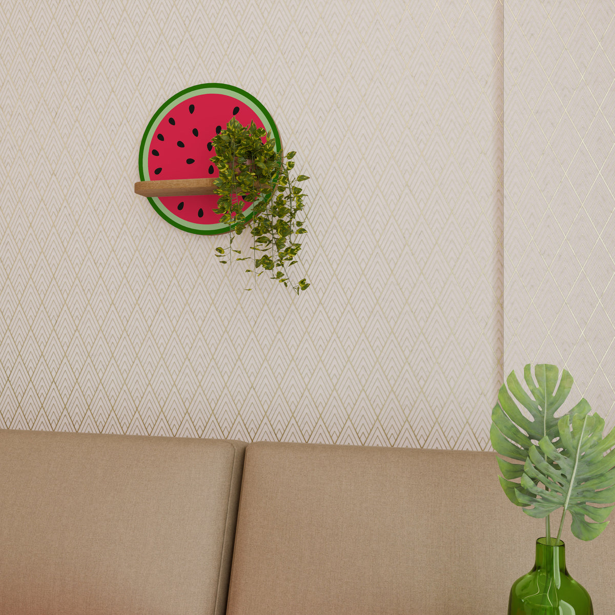 MATURE WATERMELON Art Shelf