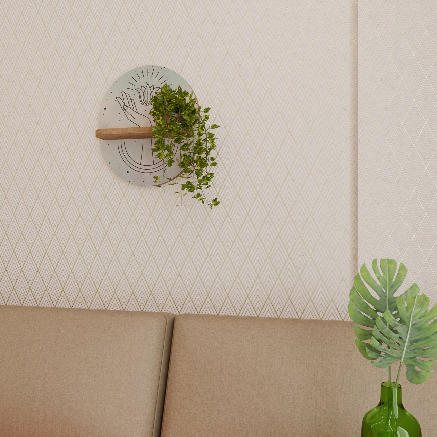 DELICATE BEAUTY Διακοσμητικό Ράφι Art Shelf
